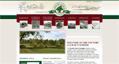 Desktop Screenshot of countryclubofculpeper.com